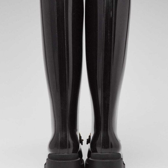 Gucci Black Rubber HorseBit Rain Boots Size 4.5/35 - Picture 5 of 5